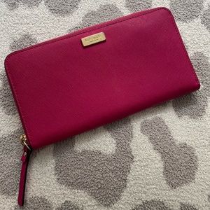 Pink Kate spade wallet